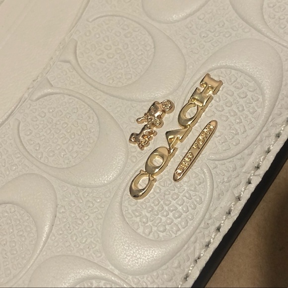 Coach Card Holder - Ivory - Picture 1 of 4